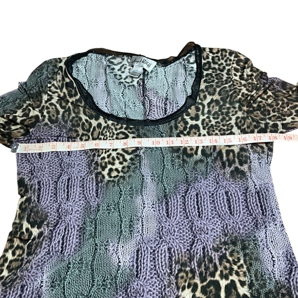 JOSEPH RIBKOFF Animal Print Tunic Sz 10 - Picture 6 of 8